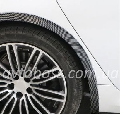 Універсальний молдинг на колісні арки CARBON 4шт. х 1.5м захист на арки авто карбон 3,8см ширина