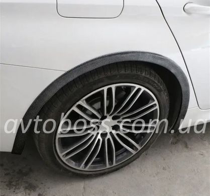 Універсальний молдинг на колісні арки CARBON 4шт. х 1.5м захист на арки авто карбон 3,8см ширина