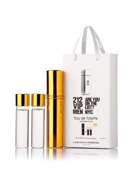 Carolina Herrera 212 Vip Men 3x15ml мини в подарочной упаковке