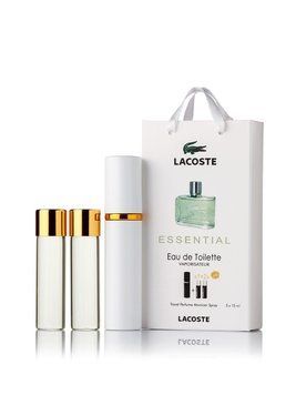 Lacoste Essential edt 3x15ml в подарочной упаковке.