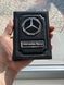 Кожаная обложка для автодокументов с логотипом MERCEDES и гос. номером авто натуральная кожа