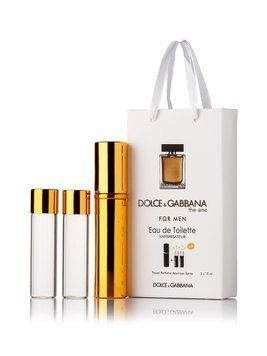Dolce and Gabbana One for Men edp 3х15ml мини в подарочной упаковке