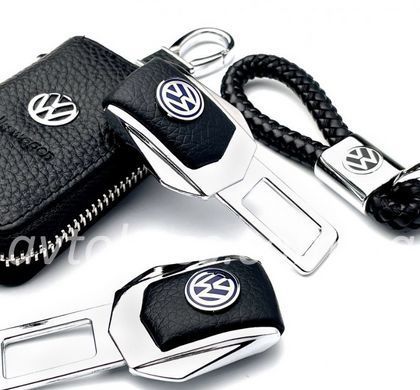 Подарунковий набір авто аксессуарів для автомобіліста VOLKSWAGEN, Черный