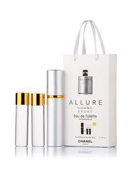 Chanel Allure Homme Sport edt 3x15ml в подарочной упаковке