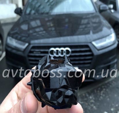 Ароматизатор воздуха в авто питбуль Pitbull Dog Розовое Золото на решетку воздуховода освежитель