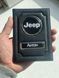 Кожаная обложка для автодокументов с логотипом JEEP и гос. номером авто натуральная кожа