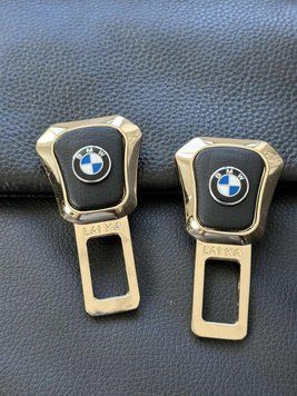 Заглушки ременів безпеки GOLD з логотипом BMW