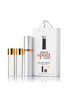 Armani Sport Code pour homme edt 3x15ml у подарунковій упаковці