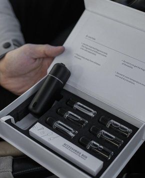 Автомобільний електронний дифузор ароматизатор повітря Ultrasonic Car Aroma Diffuser Black автоматичний аромат