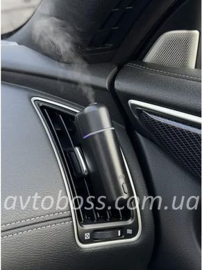 Автомобільний електронний дифузор ароматизатор повітря Ultrasonic Car Aroma Diffuser Black автоматичний аромат