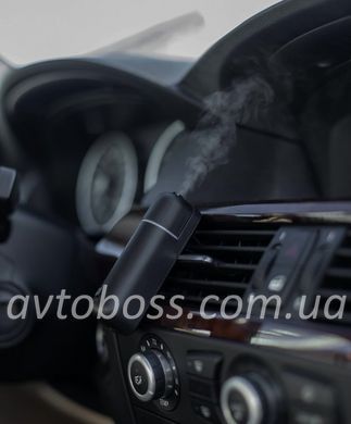 Автомобільний електронний дифузор ароматизатор повітря Ultrasonic Car Aroma Diffuser Black автоматичний аромат