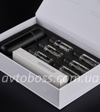 Автомобільний електронний дифузор ароматизатор повітря Ultrasonic Car Aroma Diffuser Black автоматичний аромат