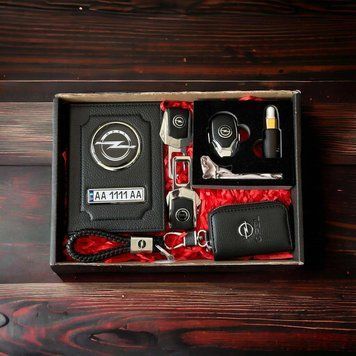 Подарочный набор авто аксесуаров PREMIUM с логотипом OPEL