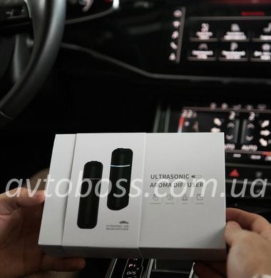 Автомобільний електронний дифузор ароматизатор повітря Ultrasonic Car Aroma Diffuser Black автоматичний аромат