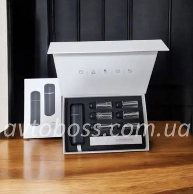 Автомобільний електронний дифузор ароматизатор повітря Ultrasonic Car Aroma Diffuser Black автоматичний аромат
