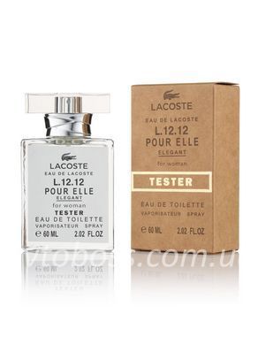 Lacoste Eau de Lacoste L.12.12 Pour Elle Elegant edp 60ml brown tester