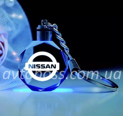 Брелок Крістал NISSAN з подсветкою логотипу Авто