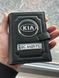 Портмоне для автодокументов и денег Кожаная обложка с логотипом KIA и гос. номером авто