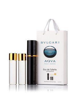 Bvlgari Aqua pour homme edp 3x15ml мини в подарочной упаковке