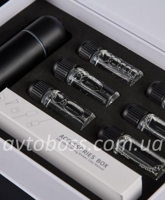 Автомобільний електронний дифузор ароматизатор повітря Ultrasonic Car Aroma Diffuser Black автоматичний аромат