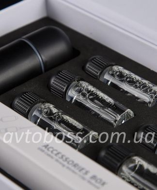 Автомобільний електронний дифузор ароматизатор повітря Ultrasonic Car Aroma Diffuser Black автоматичний аромат
