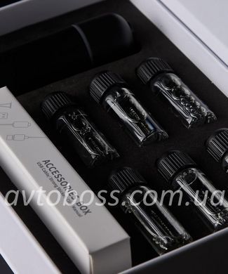 Автомобільний електронний дифузор ароматизатор повітря Ultrasonic Car Aroma Diffuser Black автоматичний аромат