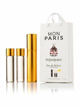 Yves Saint Laurent YSL Mon Paris edp 3x15ml парфюм мини в подарочной упаковке