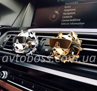 Ароматизатор воздуха в авто питбуль Pitbull Dog на решетку воздуховода освежитель на дефлектор