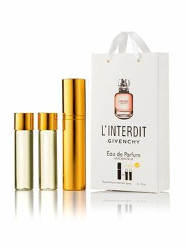 Givenchy L'interdit edp 3х15мл подарочной упаковке с запасками