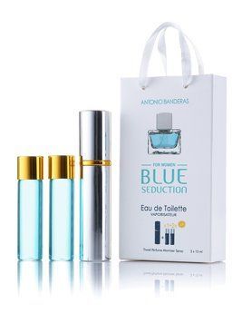 Antonio Banderas Blue Seduction woman 3х15ml мини в подарочной упаковке