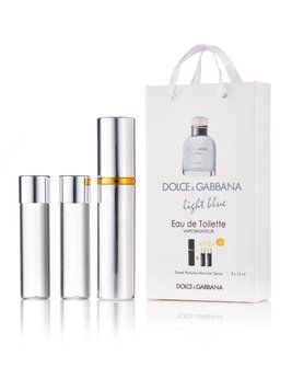 Dolce and Gabbana Light Blue pour Homme 3x15ml мини в подарочной упаковке