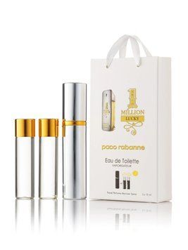 Paco Rabanne 1 Million Lucky edp 3x15ml парфюм мини в подарочной упаковке