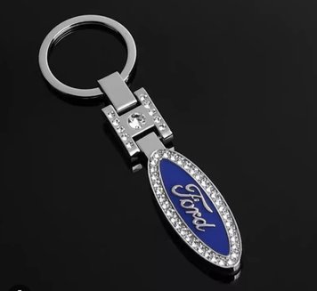 Брелок прикрашений кристалами Swarovski з логотипом FORD