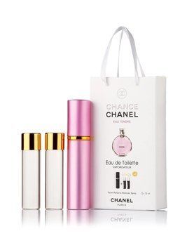 Chanel Chance Eau Tendre edt 3x15ml в подарочной упаковке