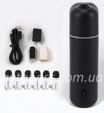 Автомобільний електронний дифузор ароматизатор повітря Ultrasonic Car Aroma Diffuser White автоматичний аромат