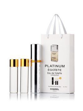 Chanel Platinum Egoiste edp 3x15ml парфюм мини в подарочной упаковке