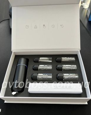 Автомобільний електронний дифузор ароматизатор повітря Ultrasonic Car Aroma Diffuser Black автоматичний аромат