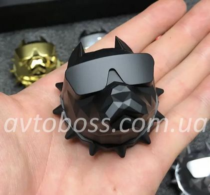 Ароматизатор воздуха в авто питбуль Черний Мат Pitbull Dog на решетку воздуховода освежитель на дефлектор