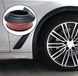 Гумовий захист арок крил авто Black 4 шт. по 1.5м ширина 3,8см розширювач арок авто